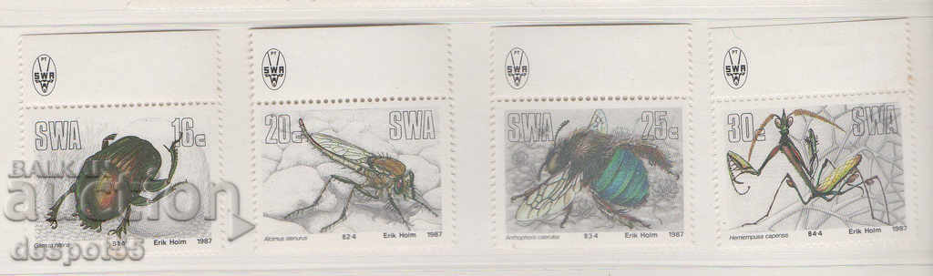 1987. Africa de Sud-Vest. Insecte utile.