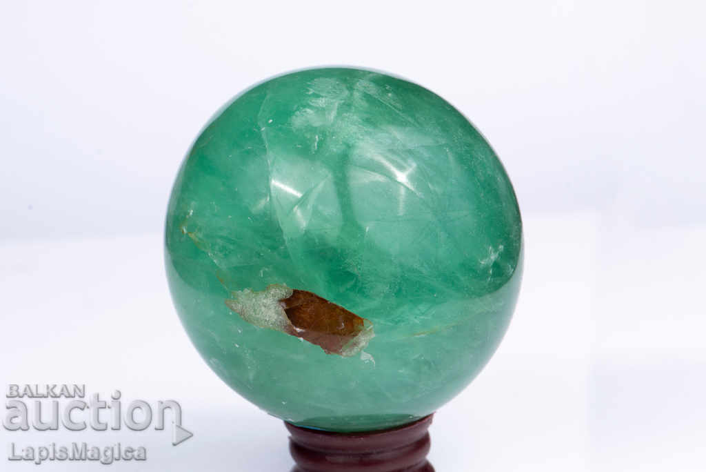Зелен флуорит – голяма сфера 620g