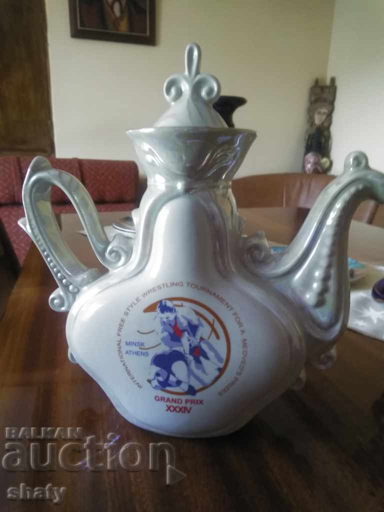 Porcelain teapot from Olympiad