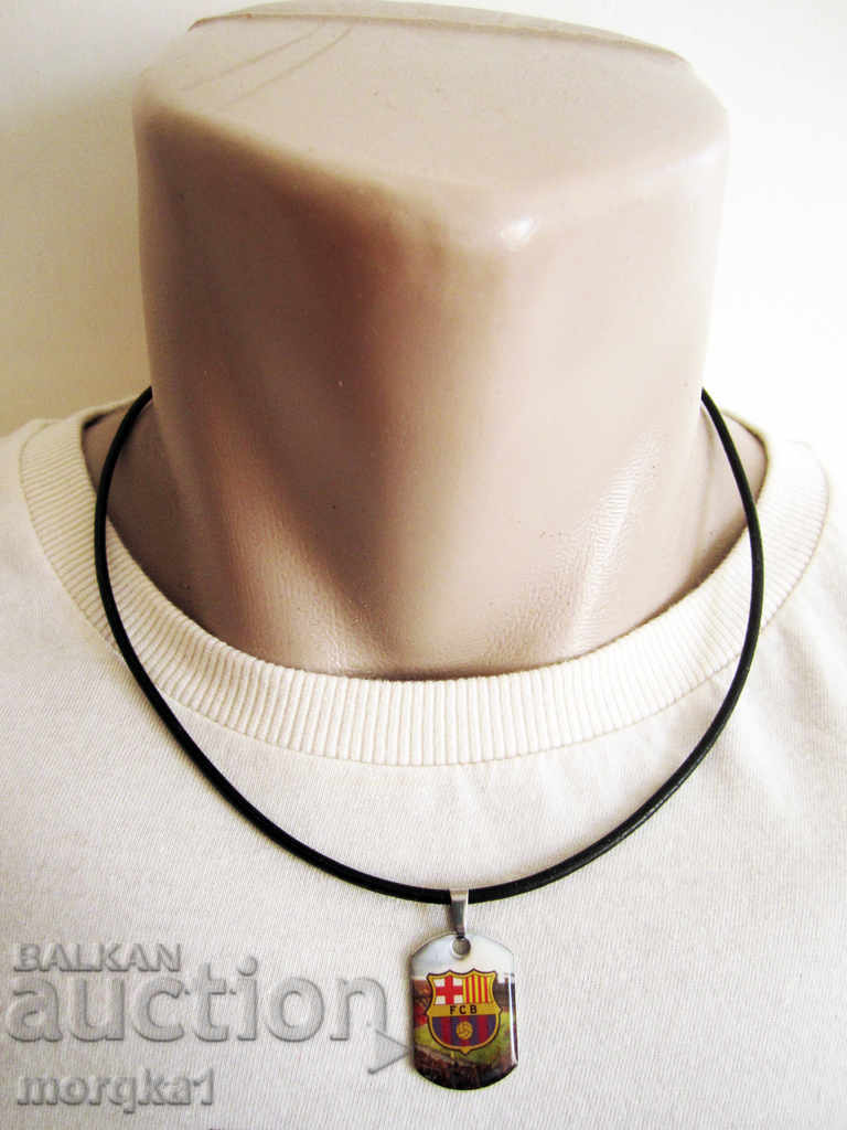 Chain tile medical steel genuine leather Barcelona with price 14.00 BGN | € 7.16 Chain tile medical steel genuine leather Barcelona with price 14.00 BGN | € 7.16