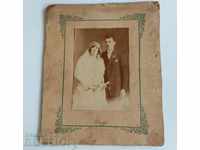 1920s SOFIA OLD WEDDING PHOTO PHOTO CARDBOARD