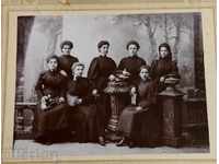 1908 IMPERIUL RUS STUDENȚII FOTO CARTON FOTO