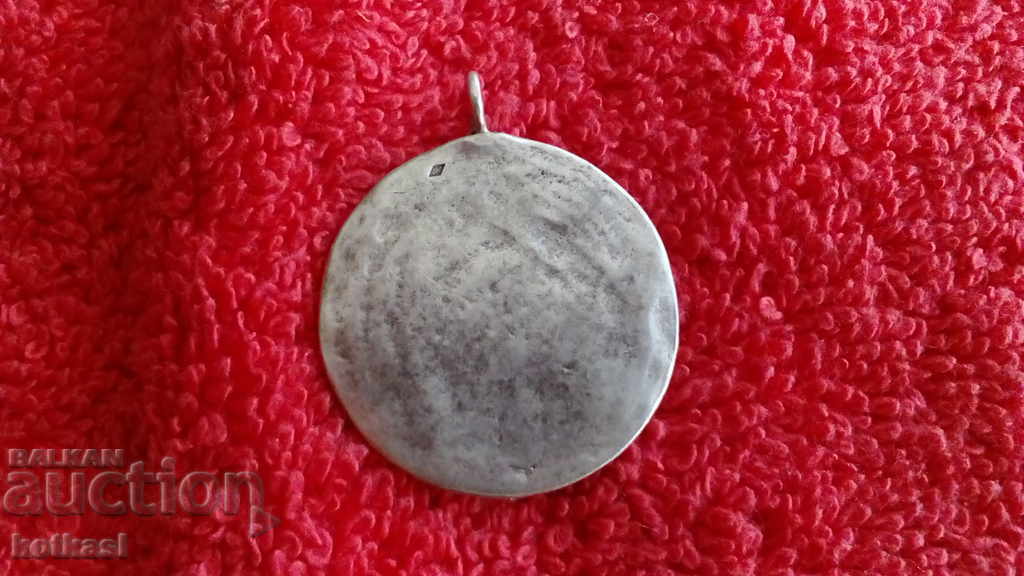 Old silver markings inscriptions medal Scorpion - 5 Old silver markings inscriptions medal Scorpion - 5