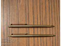 Set of gold-plated pen and mechanical pencil PAPER MATE