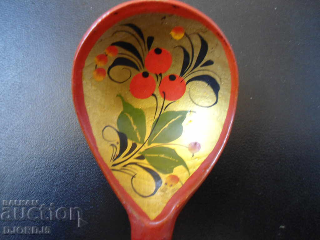 Souvenir painted wooden spoons with price 12.00 BGN | € 6.14 Souvenir painted wooden spoons with price 12.00 BGN | € 6.14