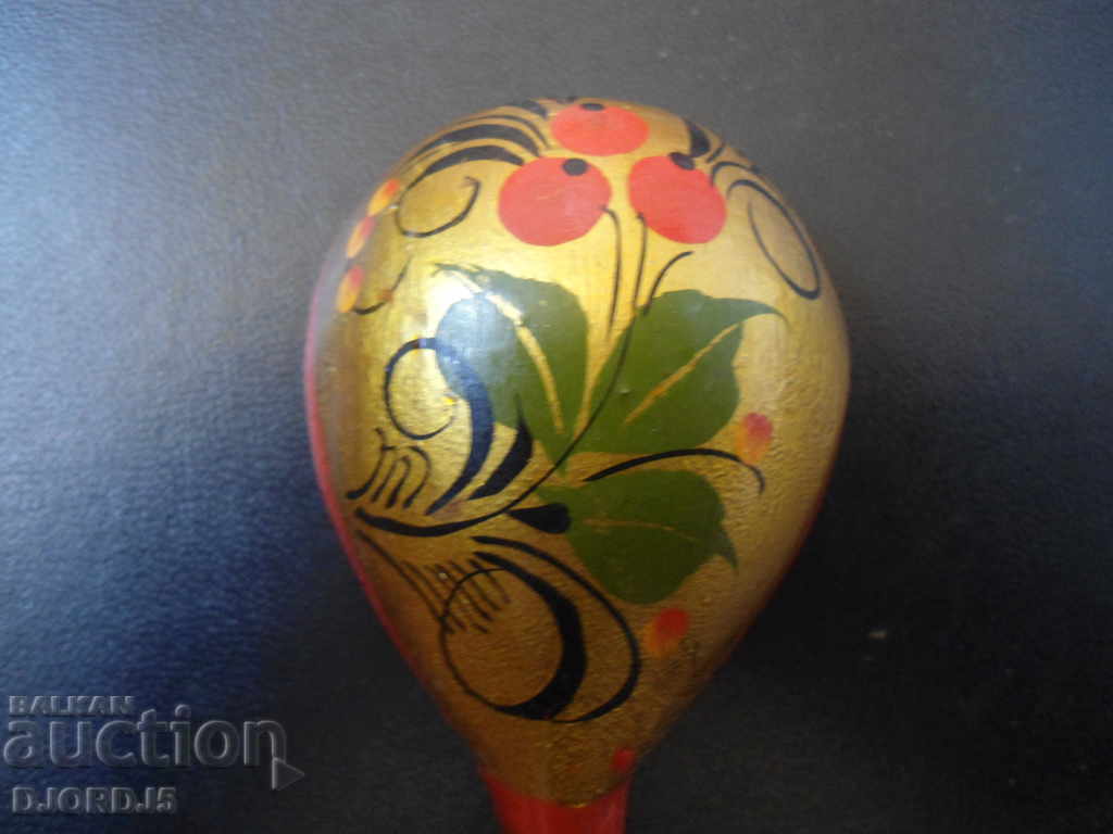 Auction Souvenir painted wooden spoons Auction Souvenir painted wooden spoons