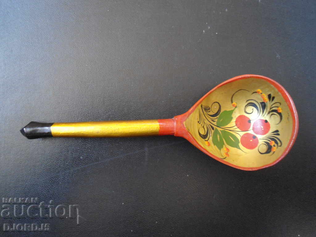 Souvenir painted wooden spoons - 5 Souvenir painted wooden spoons - 5