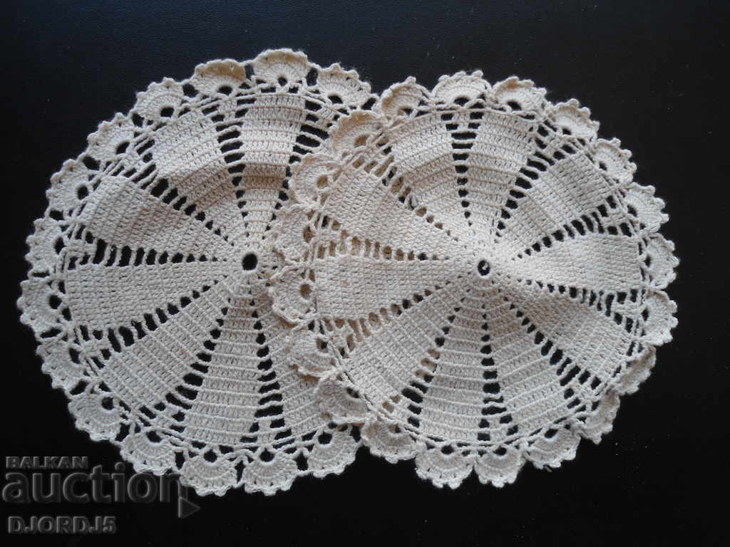 Withdrawal period, crochet pads, 2 pieces, ethnic, folklore - 5