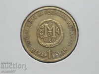 Macedonia 2000 - 1 dinar (R)