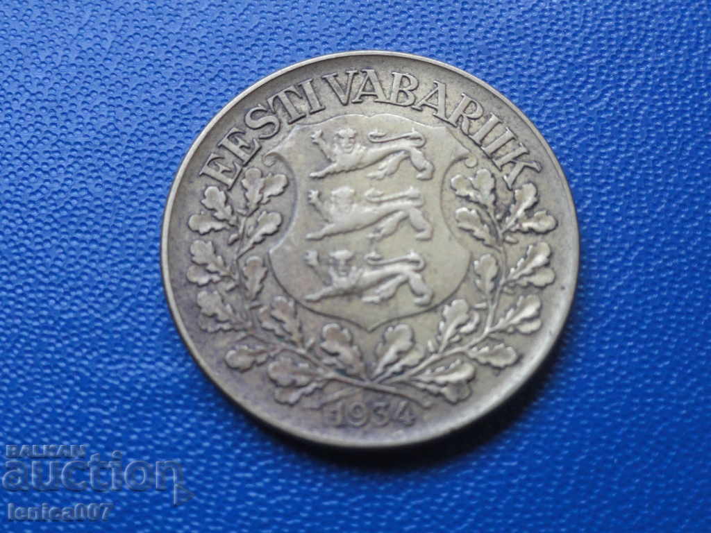 Delivery of Estonia 1934 - 1 krone Delivery of Estonia 1934 - 1 krone