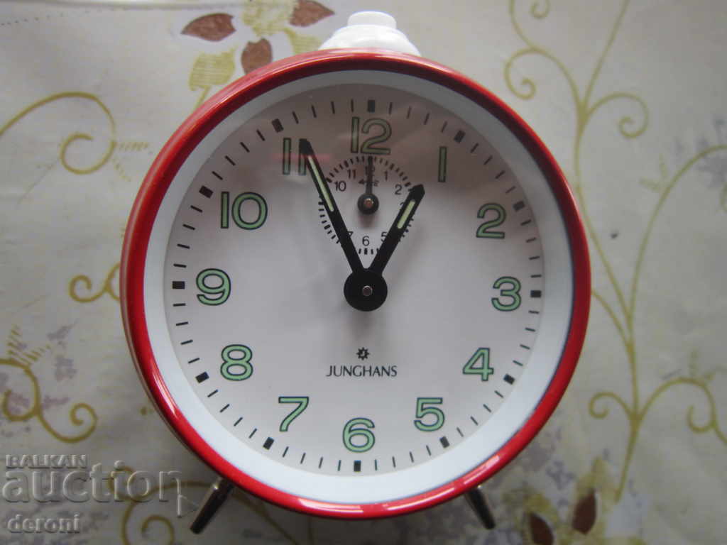Auction Unique alarm clock Junghans Junghans clock Auction Unique alarm clock Junghans Junghans clock