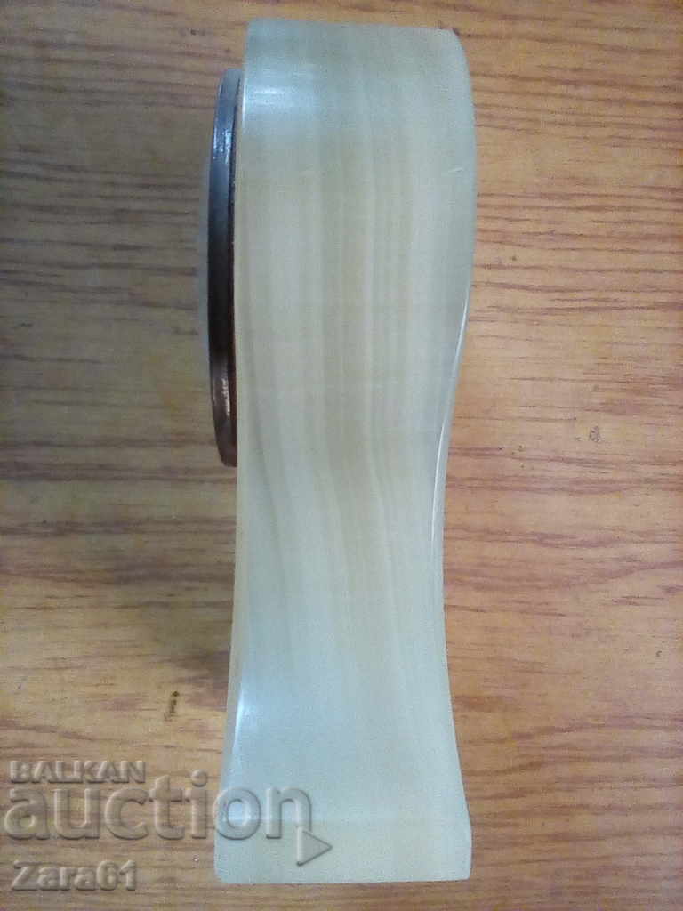 Old table clock, agate - 5 Old table clock, agate - 5