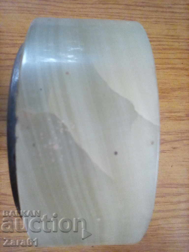 Old table clock, agate - 6 Old table clock, agate - 6