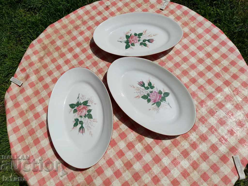 Old porcelain plate, plates with price 22.00 BGN | € 11.25 Old porcelain plate, plates with price 22.00 BGN | € 11.25