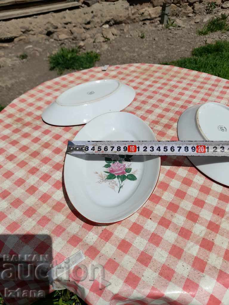 Old porcelain plate, plates - 6 Old porcelain plate, plates - 6