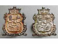29897 Bulgaria mansete de lux cu emblema Sofia argintiu solid