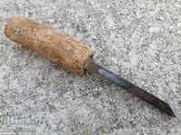 Old brand chisel woodworking tool