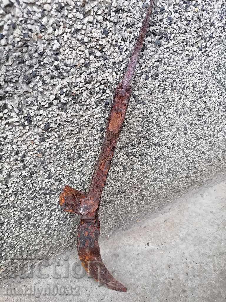 Аукцион Стар ръчно кован косер, ковано желязо Аукцион Стар ръчно кован косер, ковано желязо