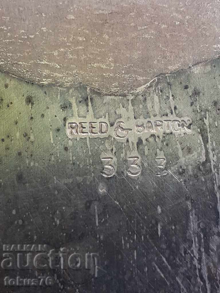 Delivery of Reed & Barton - Silver plated branded aristocratic candlestick Delivery of Reed & Barton - Silver plated branded aristocratic candlestick