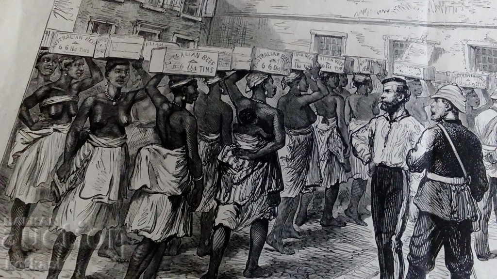 Old engraving lithograph graphic Military Building Blacks - 6 Old engraving lithograph graphic Military Building Blacks - 6