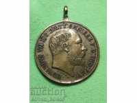 Antique Rare British Medal Edward VII 1909