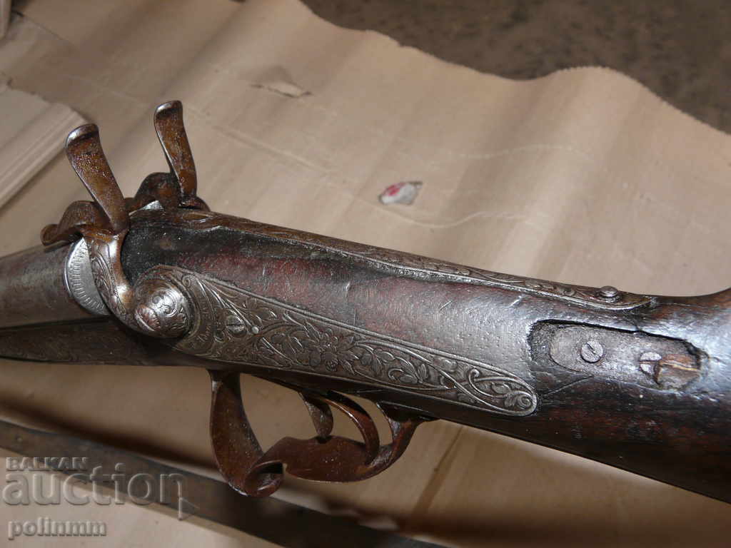 Le Fouche rifle with Damascus barrels - 2 - 7 Le Fouche rifle with Damascus barrels - 2 - 7