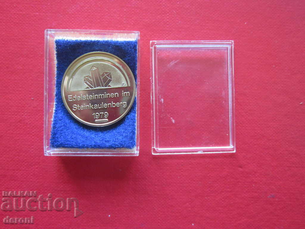 Unique gilded jewelry coin plaque - 5 Unique gilded jewelry coin plaque - 5