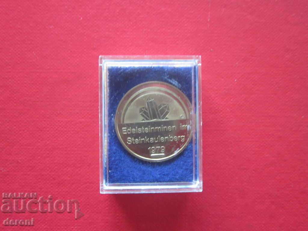 Unique gilded jewelry coin plaque - 6 Unique gilded jewelry coin plaque - 6