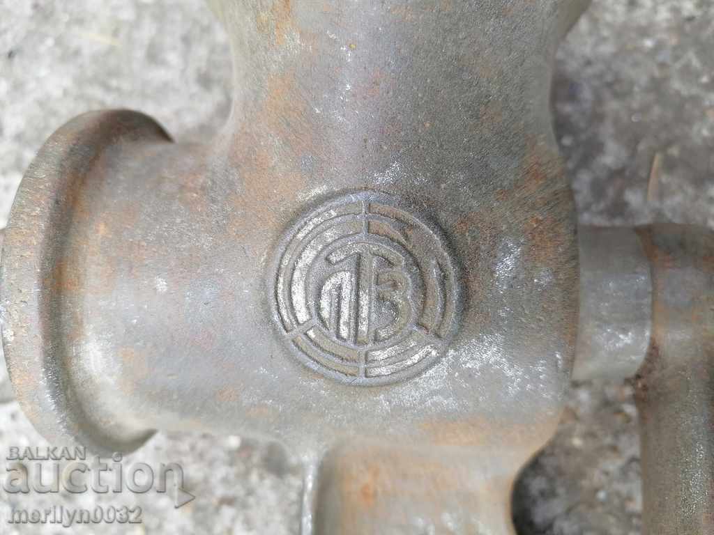 Παλιά μηχανή για να αλέσει την μηχανή κοπής κιμά - 5