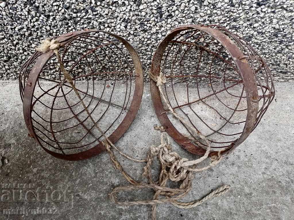 Old calf muzzle 2 pieces of primitive wrought iron with price 63.00 BGN | € 32.21