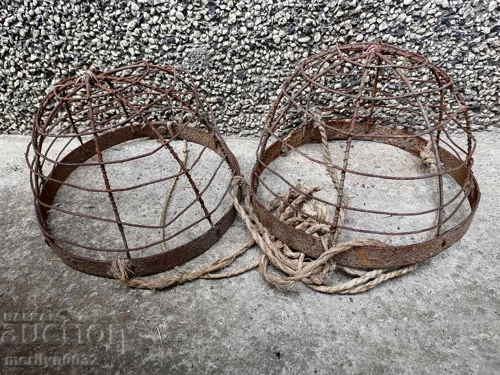 Delivery of Old calf muzzle 2 pieces of primitive wrought iron