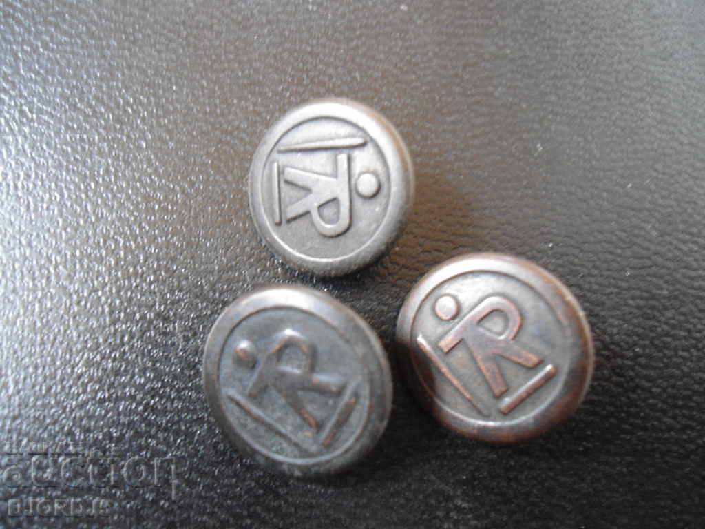 Lot of old "Pioneer" buttons - 5 Lot of old "Pioneer" buttons - 5