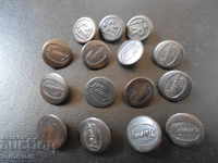 Lot of old "Pioneer" buttons