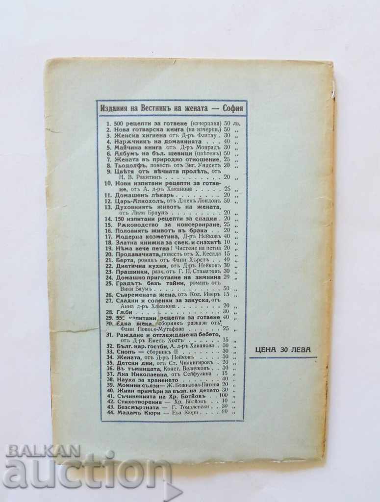 Delivery of Science of nutrition - Ivan Naidenov 1940 Delivery of Science of nutrition - Ivan Naidenov 1940