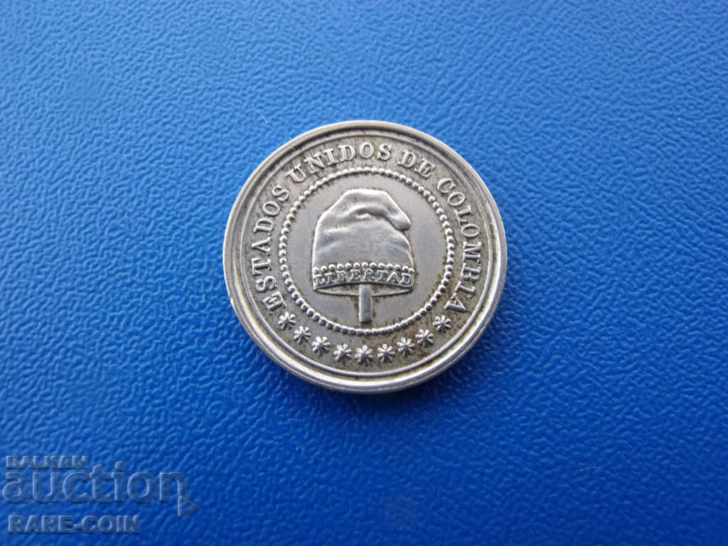 X (41) Κολομβία 2½ Centavo 1881 Σπάνιο με τιμή € 17.90 | 35.01 BGN