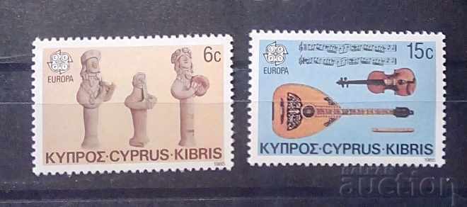 Ελληνική Κύπρος 1985 Ευρώπη CEPT Μουσική / Συνθέτες MNH