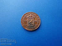 X (72) India olandeză ½ Cent 1945 Rare