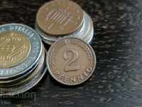 Νόμισμα - Γερμανία - 2 pfennigs 1961; Σειρά F