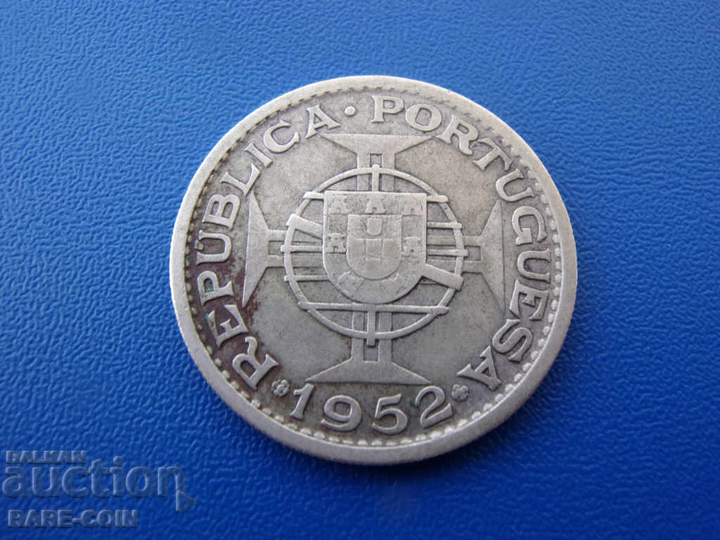 X (78) Mozambic 20 Escudo 1952 Rare de argint cu preț € 17.90 | 35.01 BGN