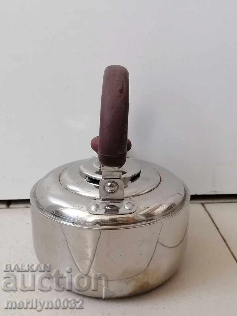 Old teapot with bakelite handle with price 45.00 BGN | € 23.01 Old teapot with bakelite handle with price 45.00 BGN | € 23.01