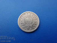 X (91) India ¼ Rupie 1913 Argint Rar
