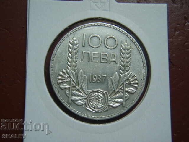Auction  100 Leva 1937 Kingdom of Bulgaria (3) - AU+