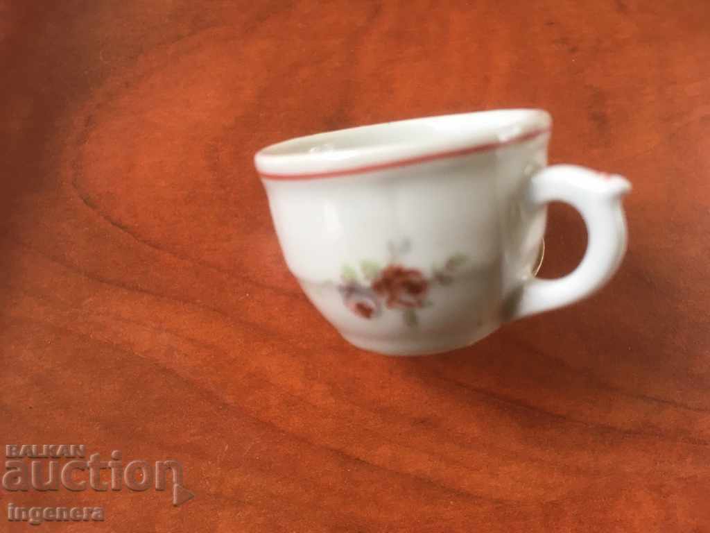 CUP CUP PORCELAIN FROM SOCA-25 ML BULGARIA MALKA FILJAN - 5 CUP CUP PORCELAIN FROM SOCA-25 ML BULGARIA MALKA FILJAN - 5