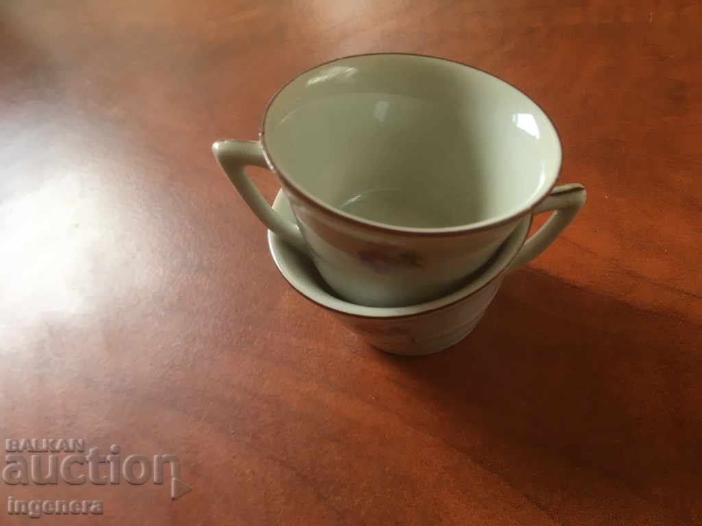 Auction GLASS CUP PORCELAIN FOR BRANDY SMALL BUT BEAUTIFUL OLD-2 PCS Auction GLASS CUP PORCELAIN FOR BRANDY SMALL BUT BEAUTIFUL OLD-2 PCS