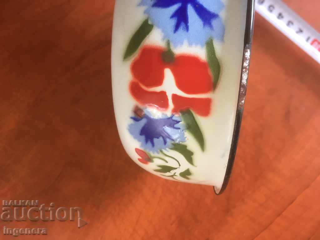 Auction  COURT PANIC ENAMELED CASTRON-OBORISHTE-1965 ANTIQUE