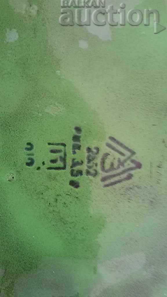 large retro vintage enameled teapot 50s - 5