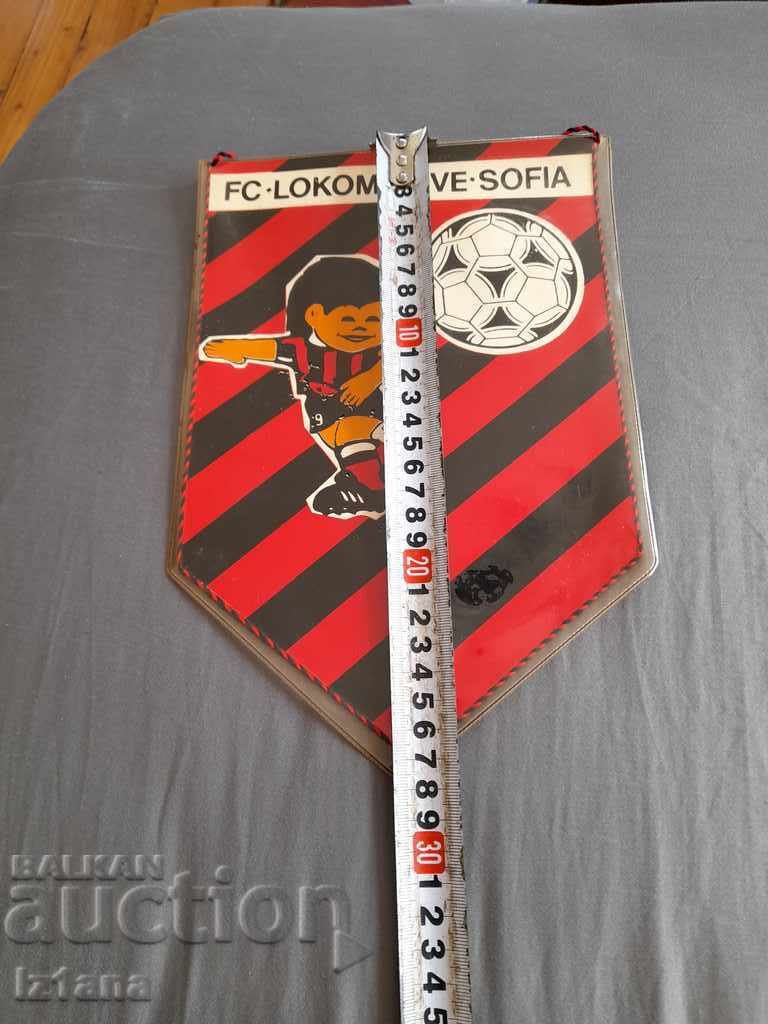 Auction  Old flag, flag of FC Lokomotiv Sofia