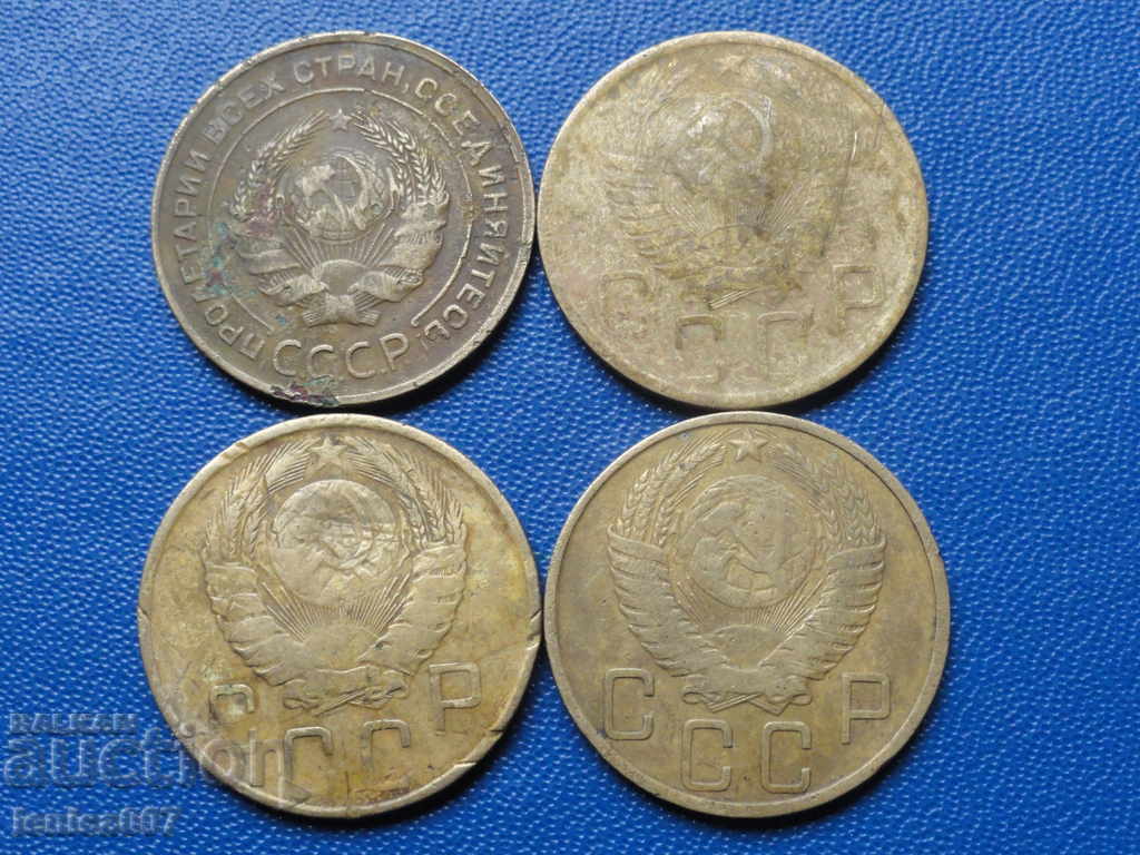 Russia (USSR) 1931-50 - 5 kopecks (4 pieces) - 6