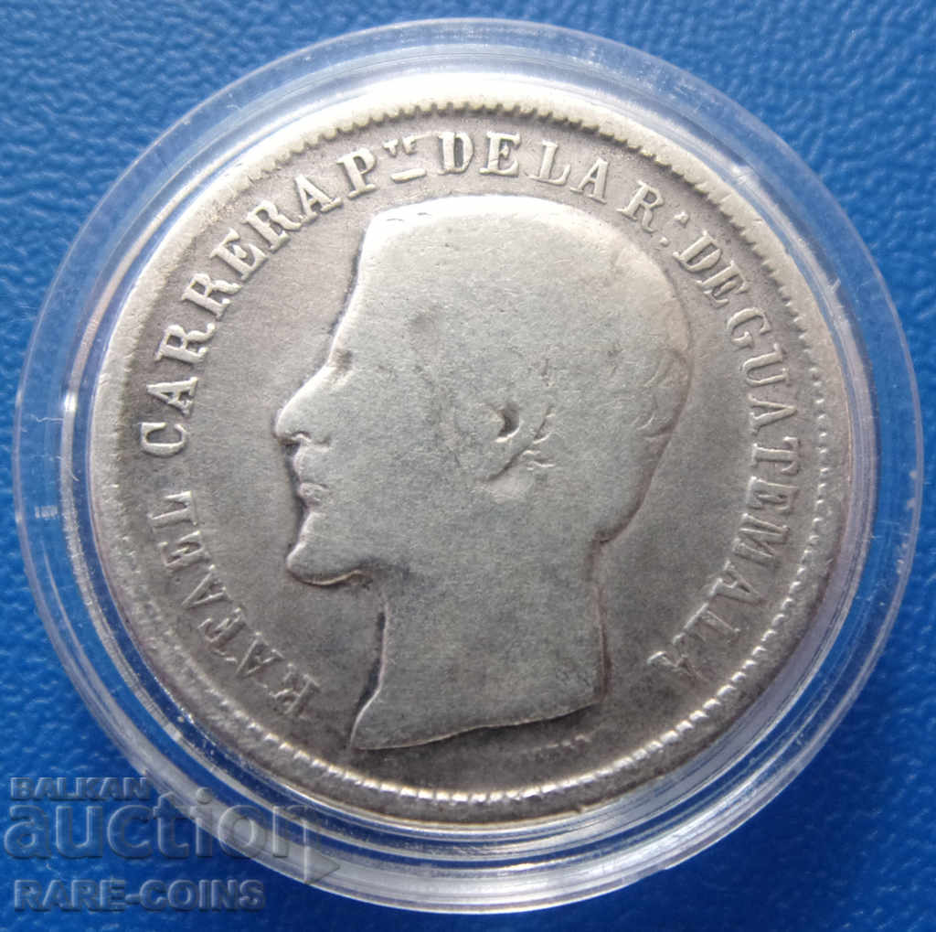 Γουατεμάλα 1 Ρεάλ 1862 Σπάνιο πρωτότυπο με τιμή € 28.12 | 55.00 BGN Γουατεμάλα 1 Ρεάλ 1862 Σπάνιο πρωτότυπο με τιμή € 28.12 | 55.00 BGN