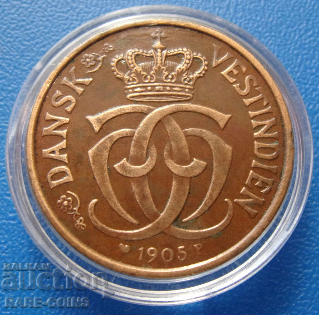 Δυτικές Δυτικές Ινδίες 5 Bit 1905 Σπάνιο πρωτότυπο με τιμή € 38.35 | 75.01 BGN